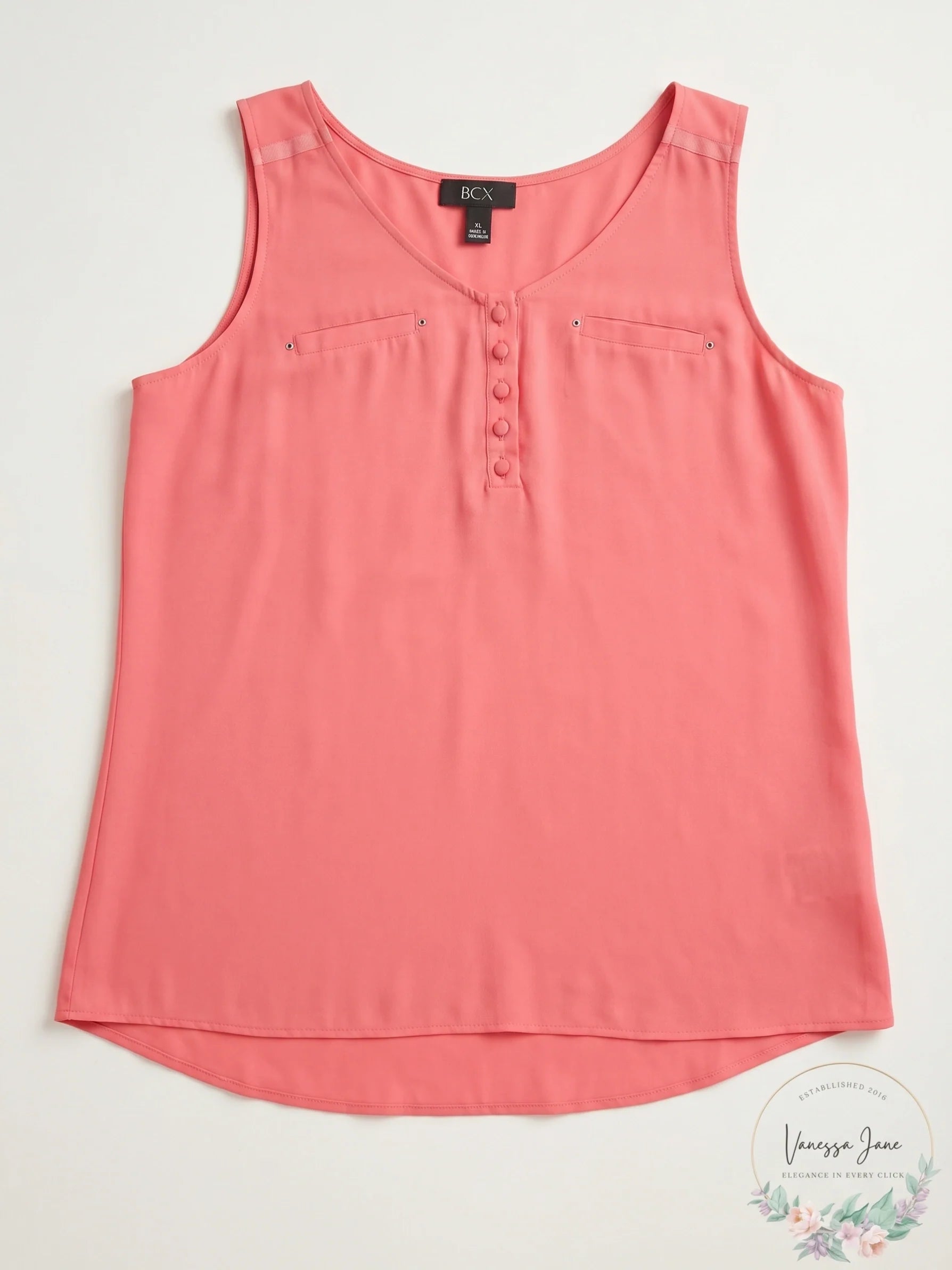 Bcx Juniors V-Neck Sleeveless Top