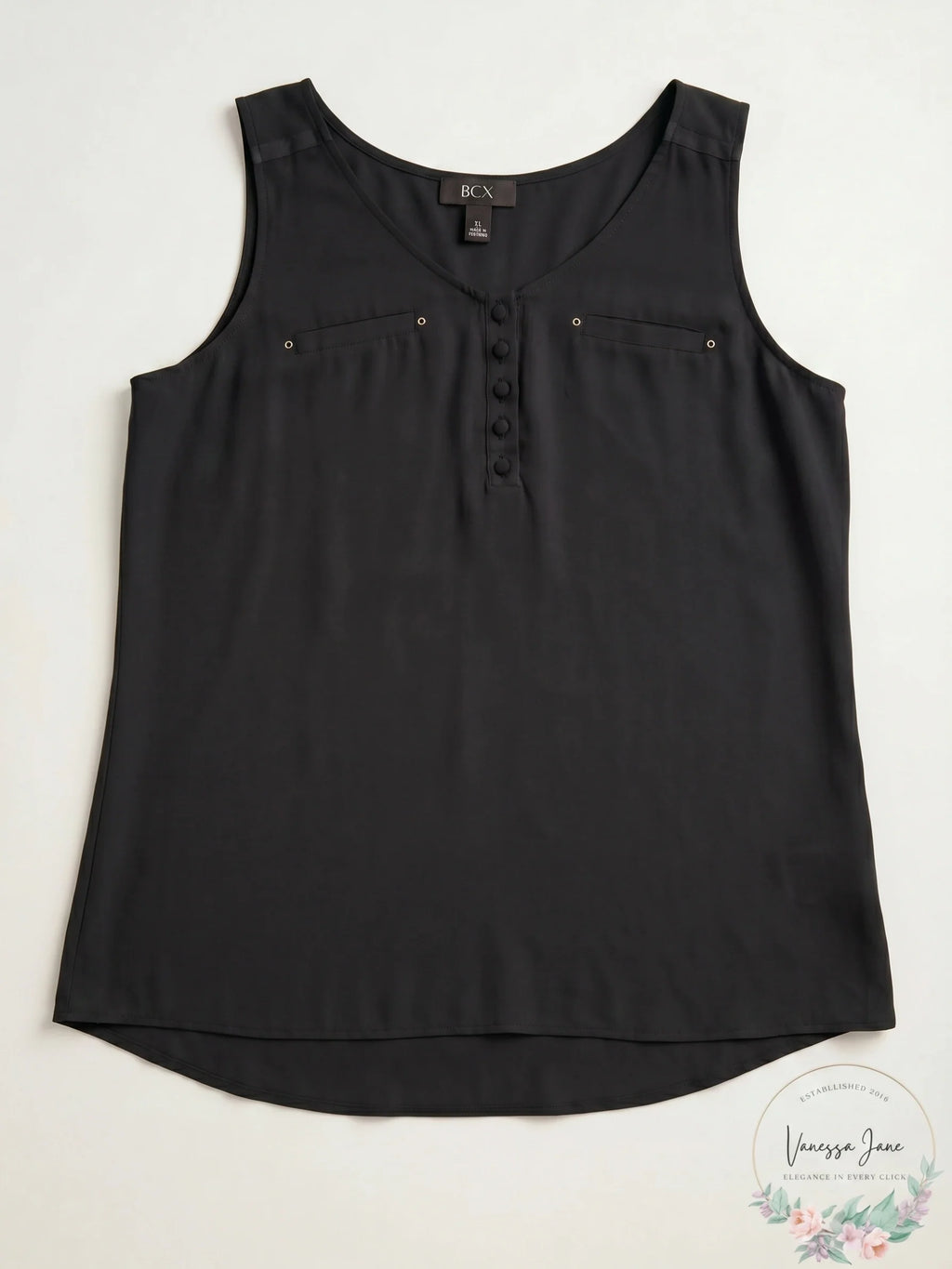 Bcx Juniors V-Neck Sleeveless Top