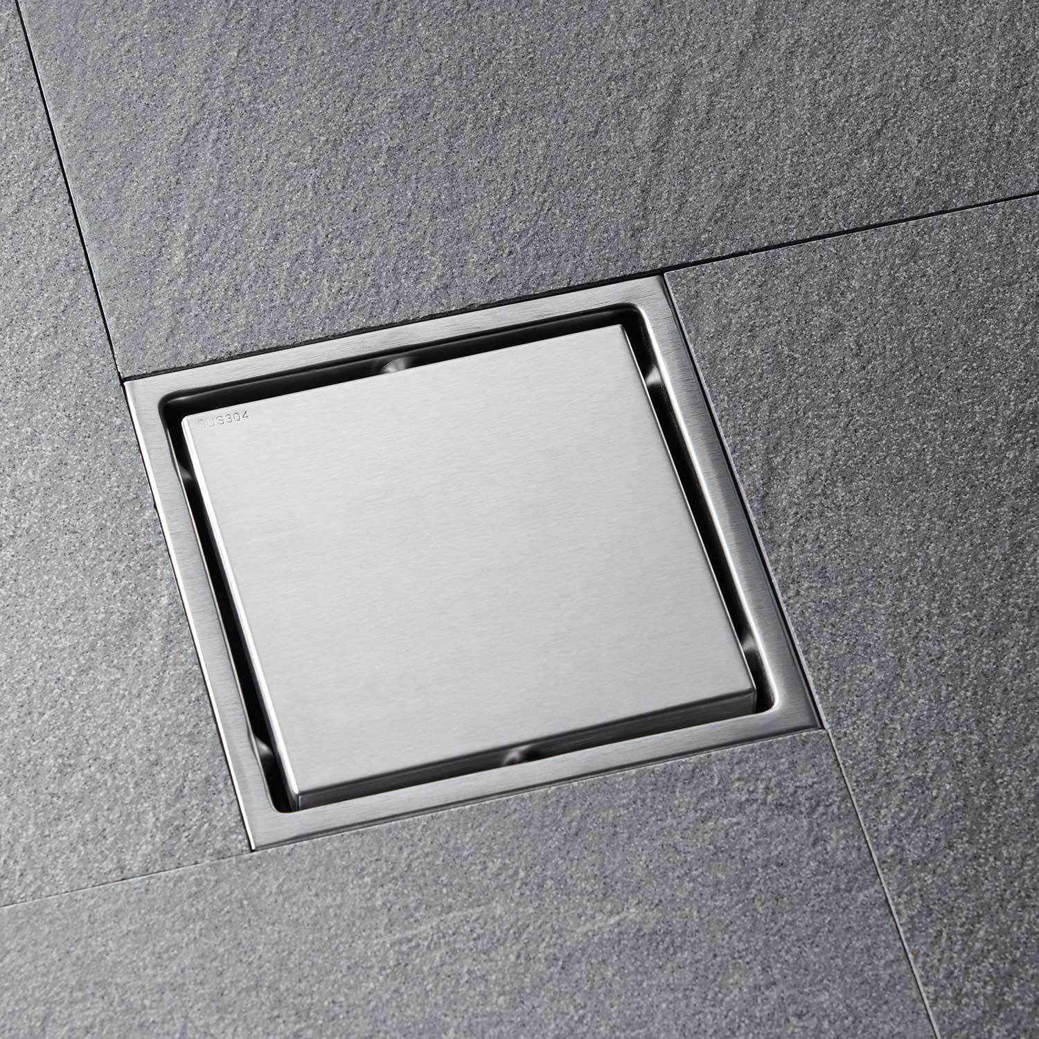 6 Inch Square Shower Floor Drain