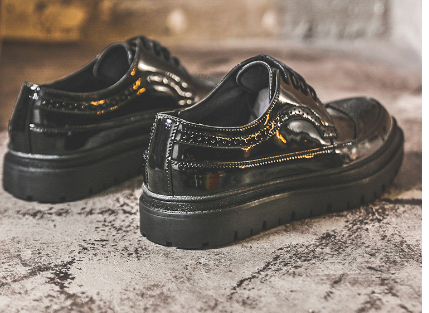 Chef Shoes, Casual Leather Work Shoes, Non-Slip Kitchen Footwear