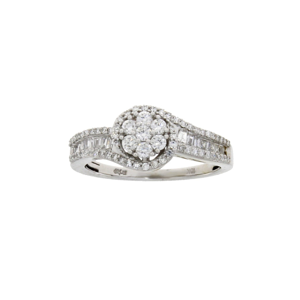 .50ct Diamond Eng Only 10KT White Gold