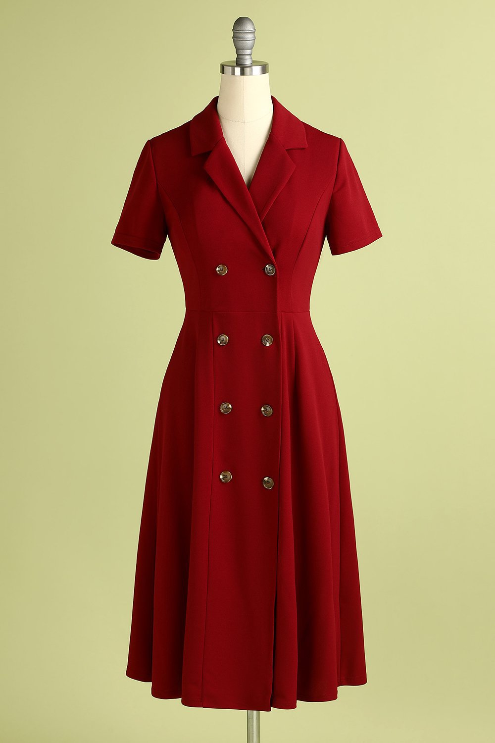 New Women's Solid Color Blazer Dress with Waist Design