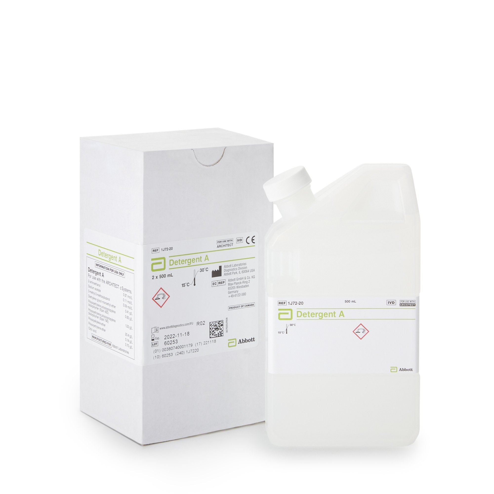 Architect™ Detergent A Reagent for use with Architect C16000 Analyzer 01J7220