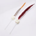 Cat Feather Teaser Wand - Interactive Play Toy