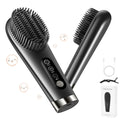 Cordless Hair Straightener Brush Beautlinks Portable Hair Straightener Brush for Travel 200 Million Negative Ions Straightening Comb 6400 mAh Rechargeable Mini Travel Hair Straightener for Women