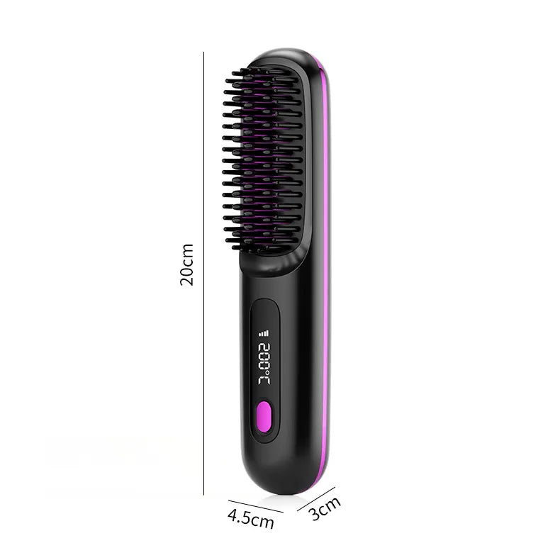 Portable 2 In 1 Hair Straightener Comb