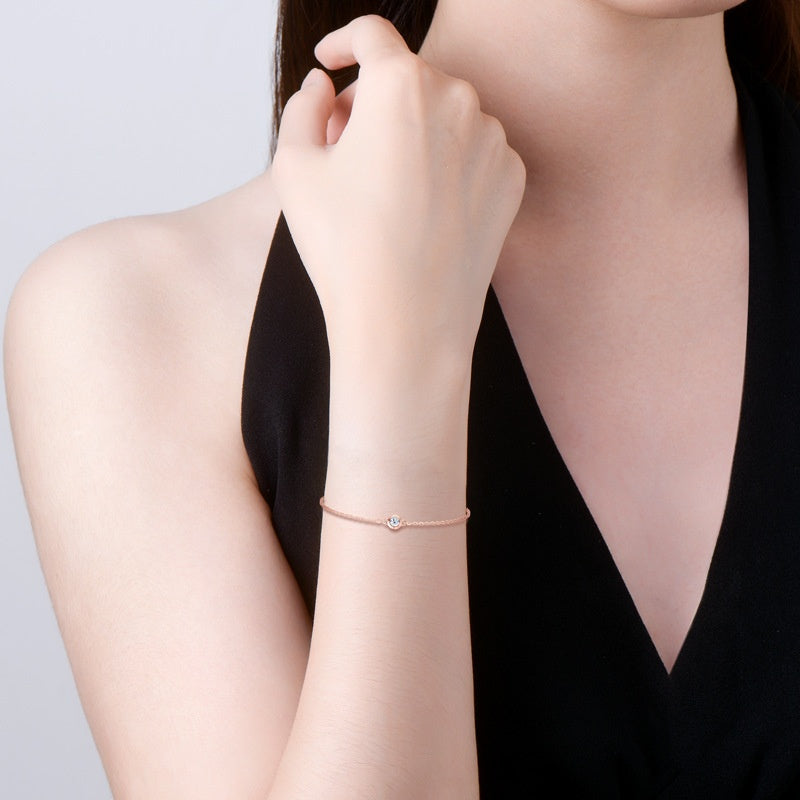 Moissanite Bracelet for Women - Unique Design