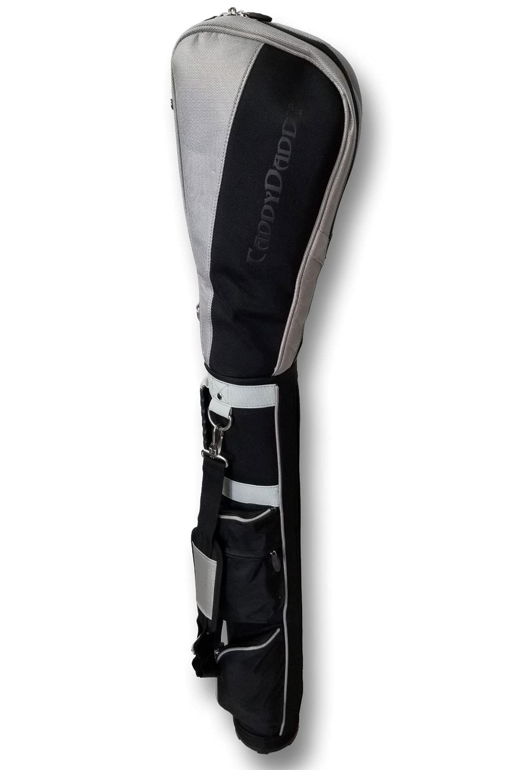 CaddyDaddy Golf Ranger Carry Sunday Range Travel Bag Black/Silver
