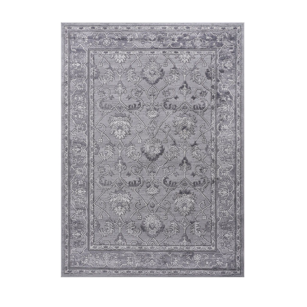 NAAR MARFI Collection 5X7 Grey / Oriental Area Rug