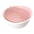 Silicone Double Drain Basket for Rice, Noodles, and Veggies