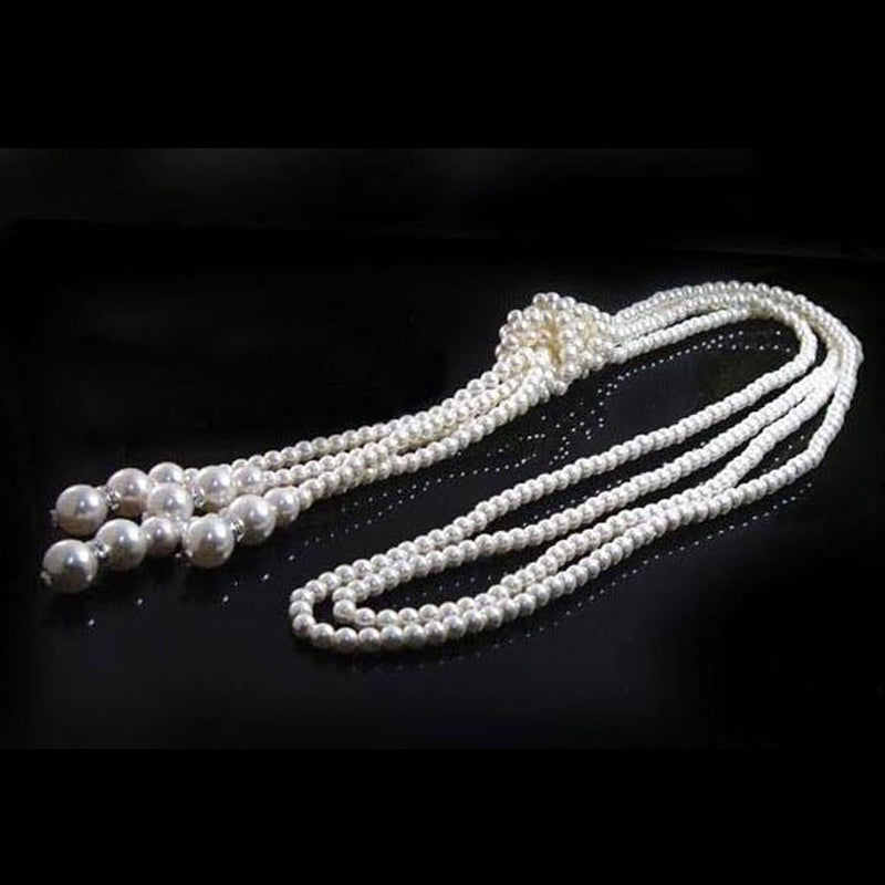 Versatile Women's Double Layer Pearl Necklace for Daily Wear