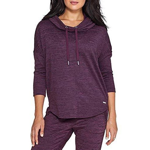 Calvin Klein Performance Marled Cowl-Neck Top Womens