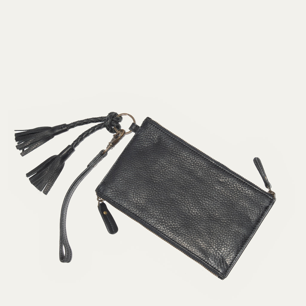 TWO ZIPPER POUCH