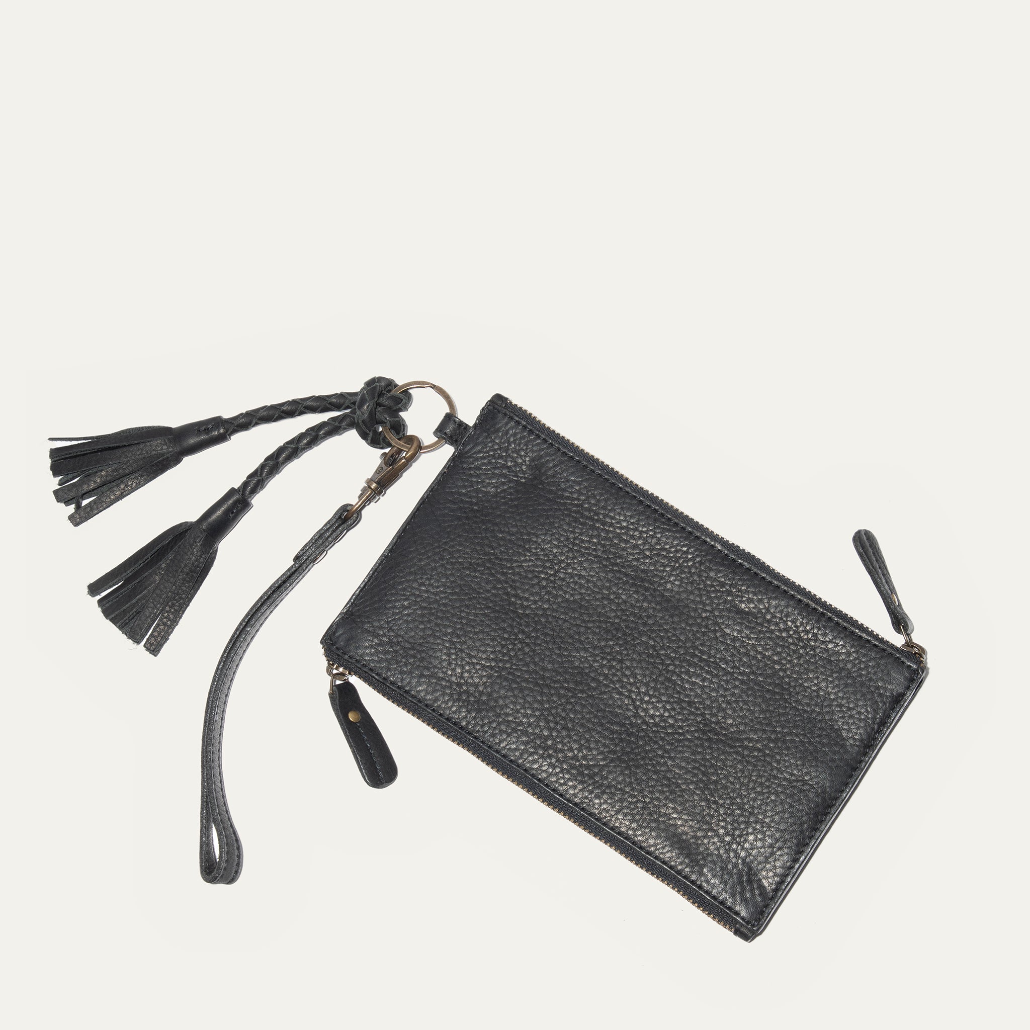 TWO ZIPPER POUCH