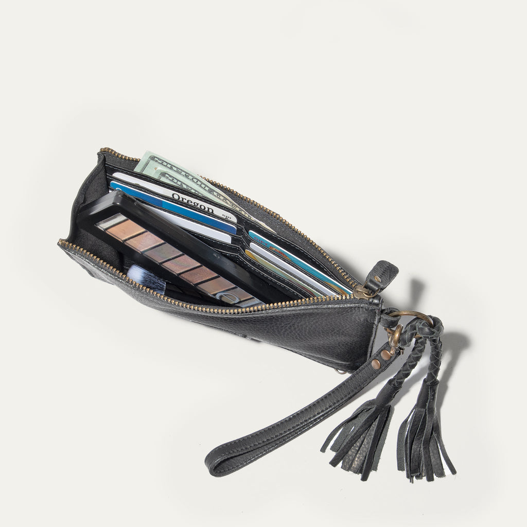 TWO ZIPPER POUCH