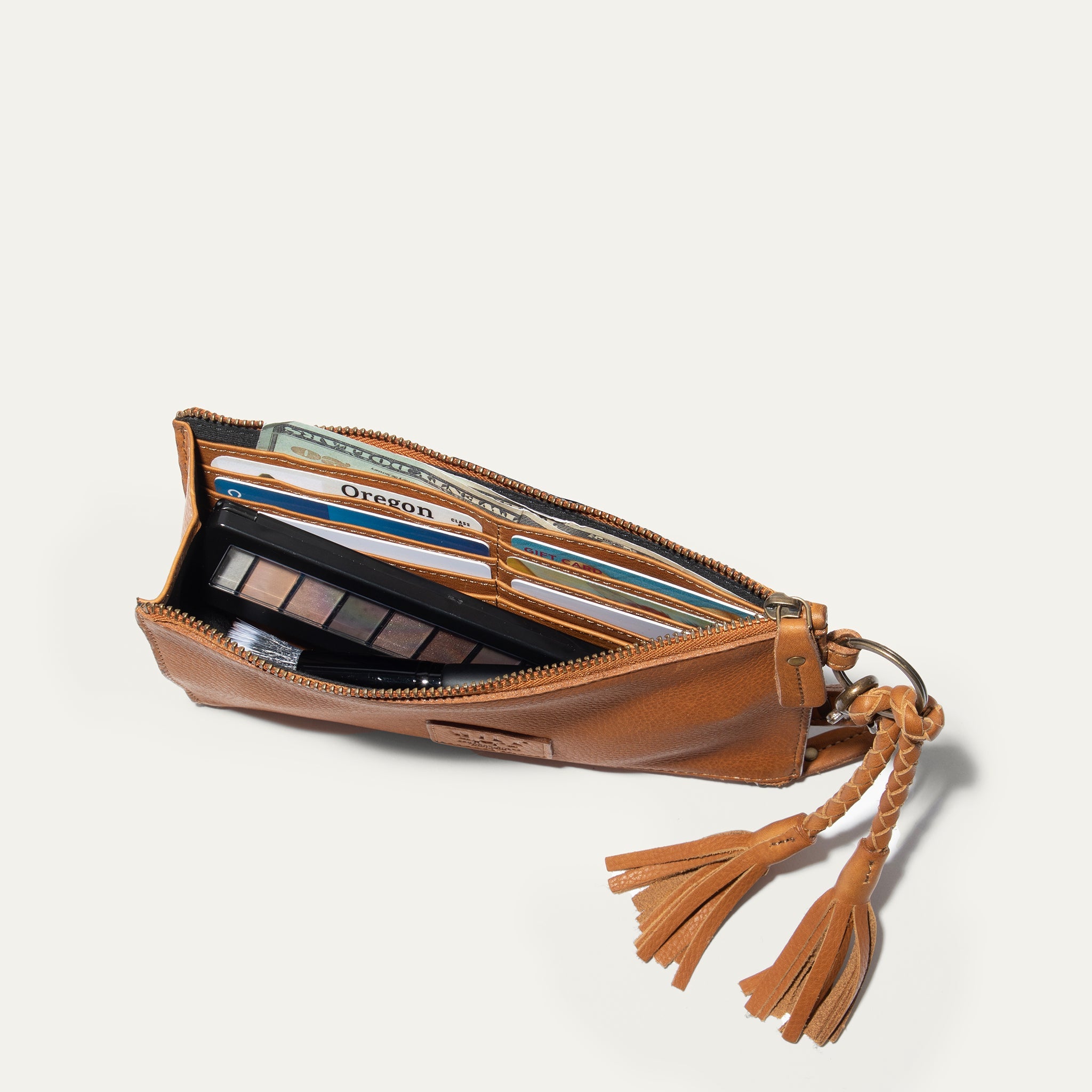 TWO ZIPPER POUCH