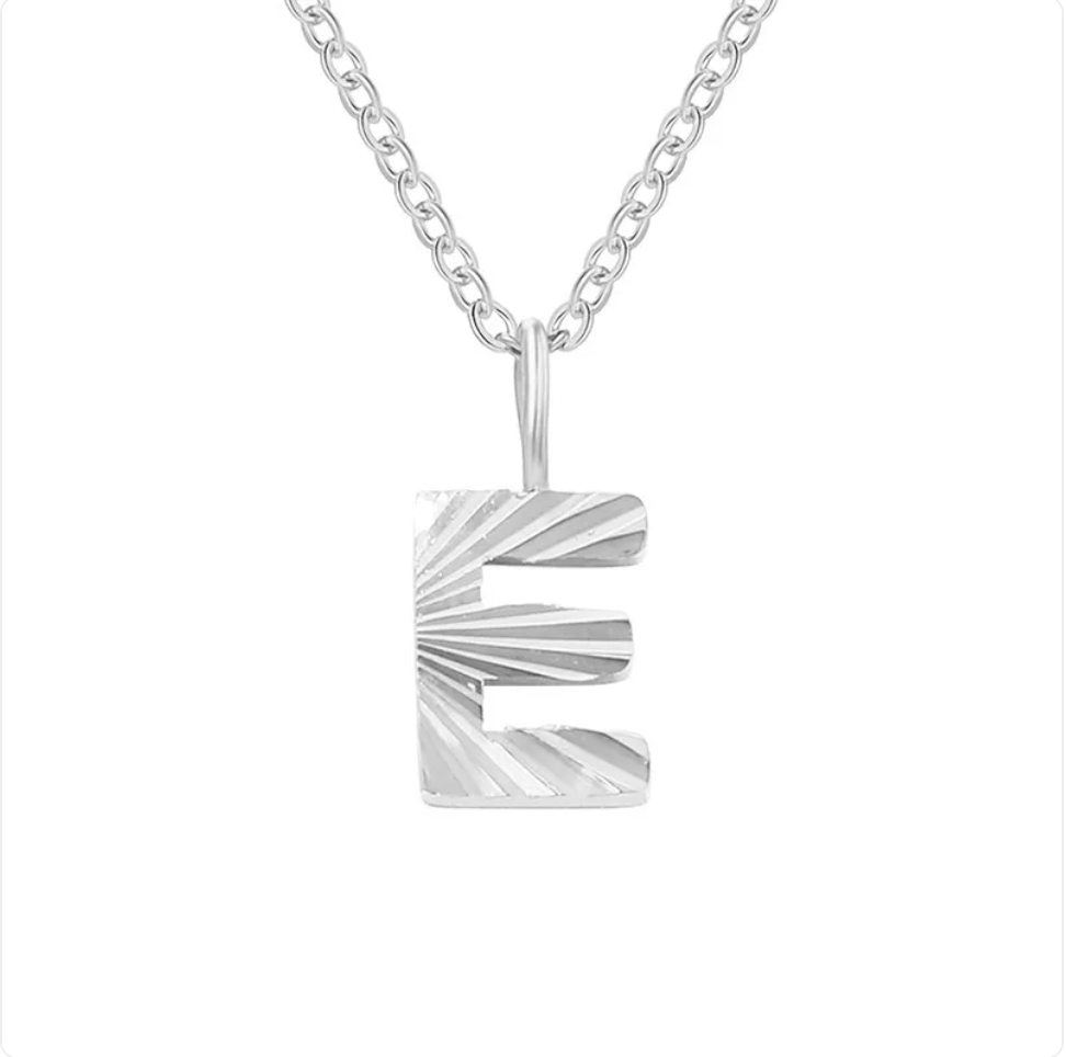 Alphabet Pendant Necklace – 26 Letters Clavicle Chain