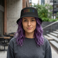 Bespattered Facade Rainbow LGBTQ+ Pride Embroidered Bucket Hat