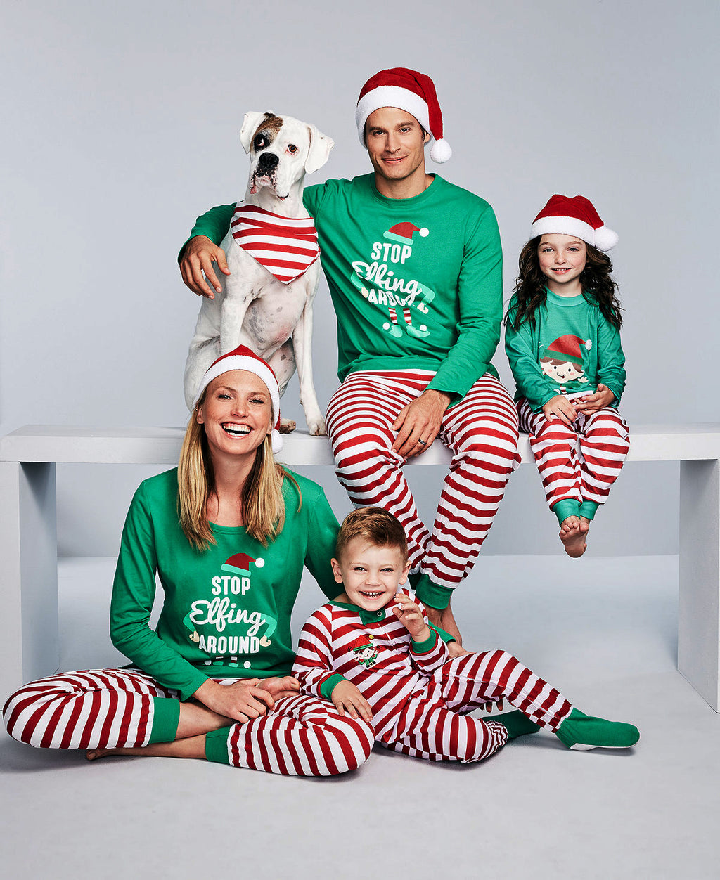 Christmas Pajamas, Family Matching Set, Printed Loungewear