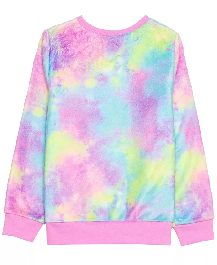 Minnie Yay Big Girls Pullover Sweatshirt - Multicolor, Size Large
