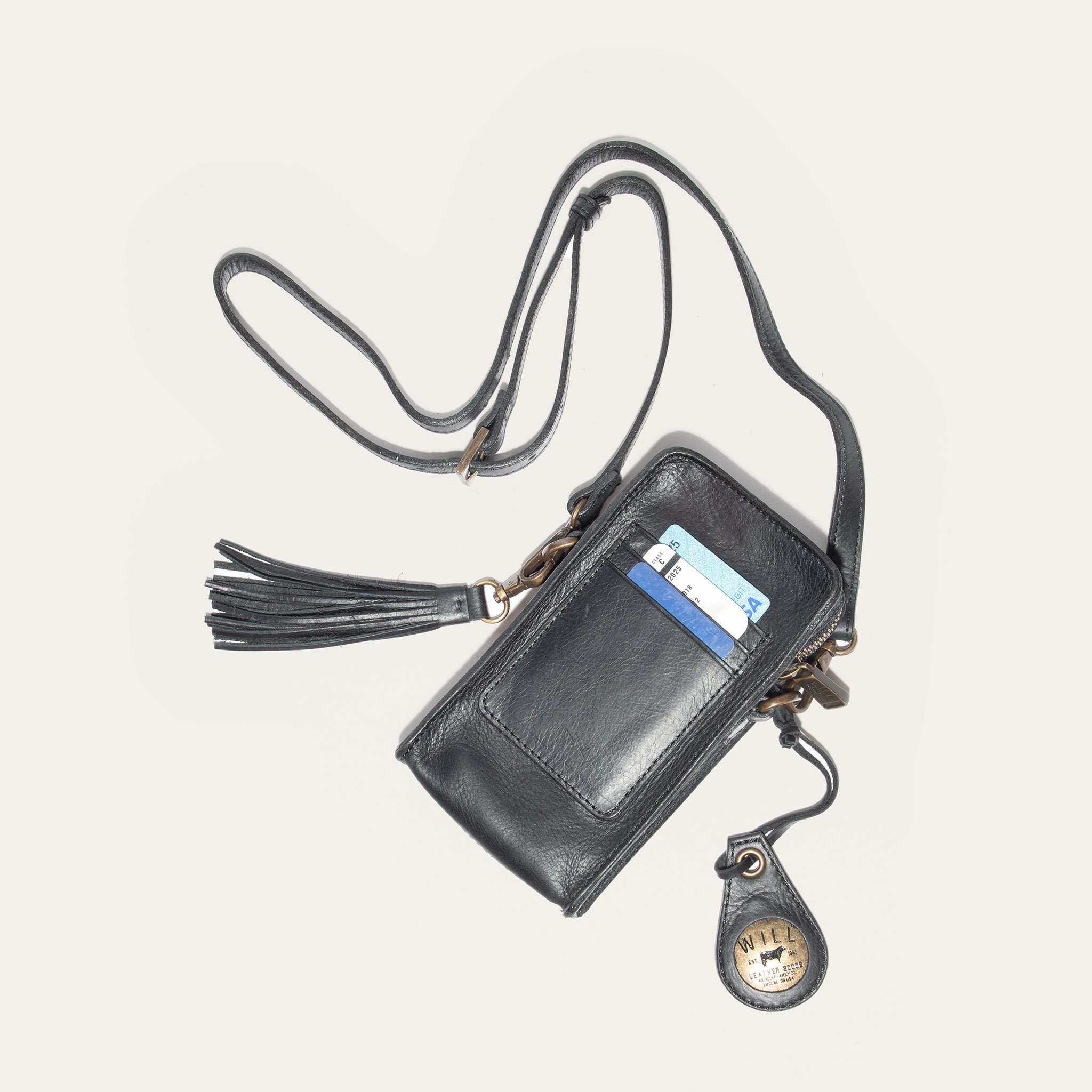 Signature Zip Phone Crossbody
