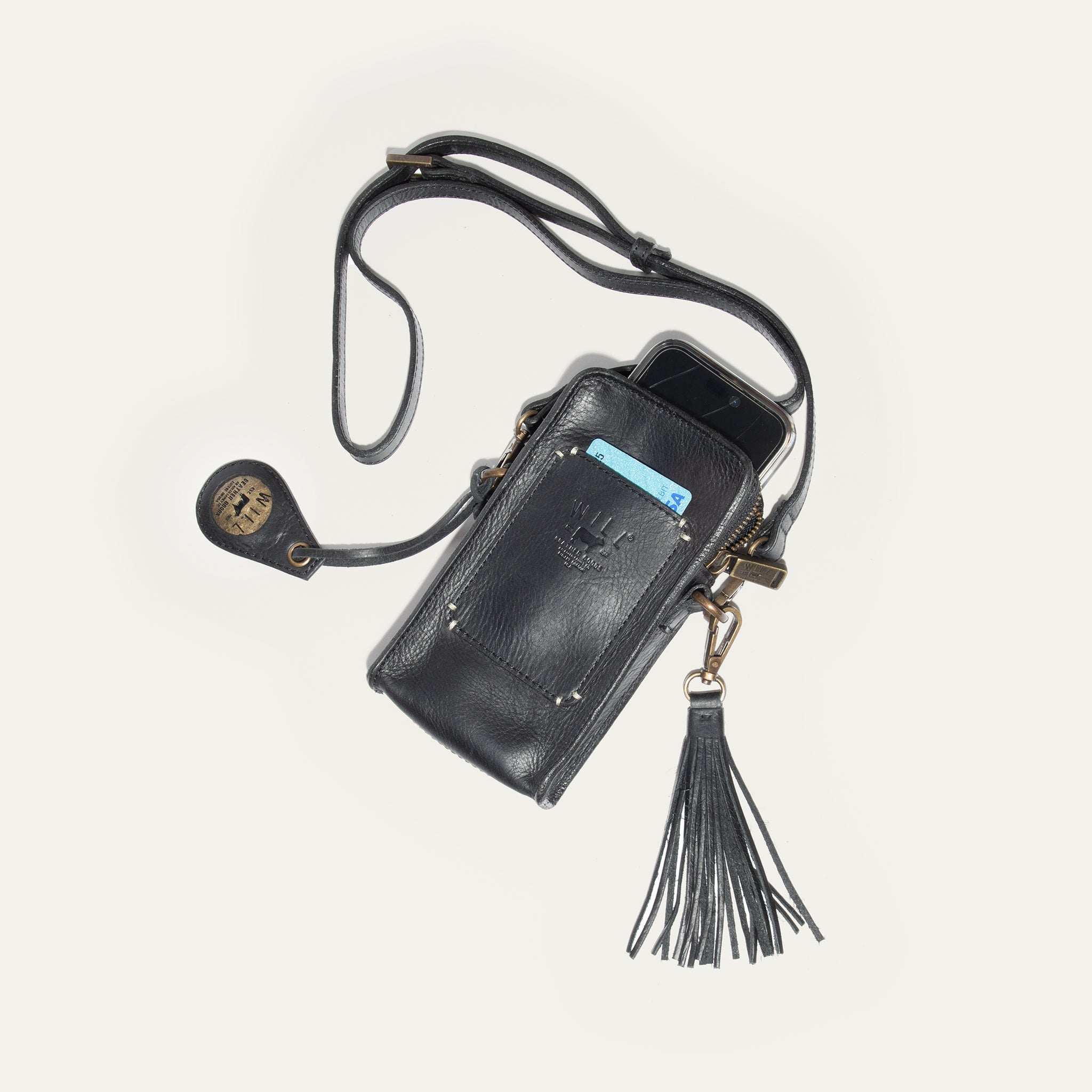 Signature Zip Phone Crossbody