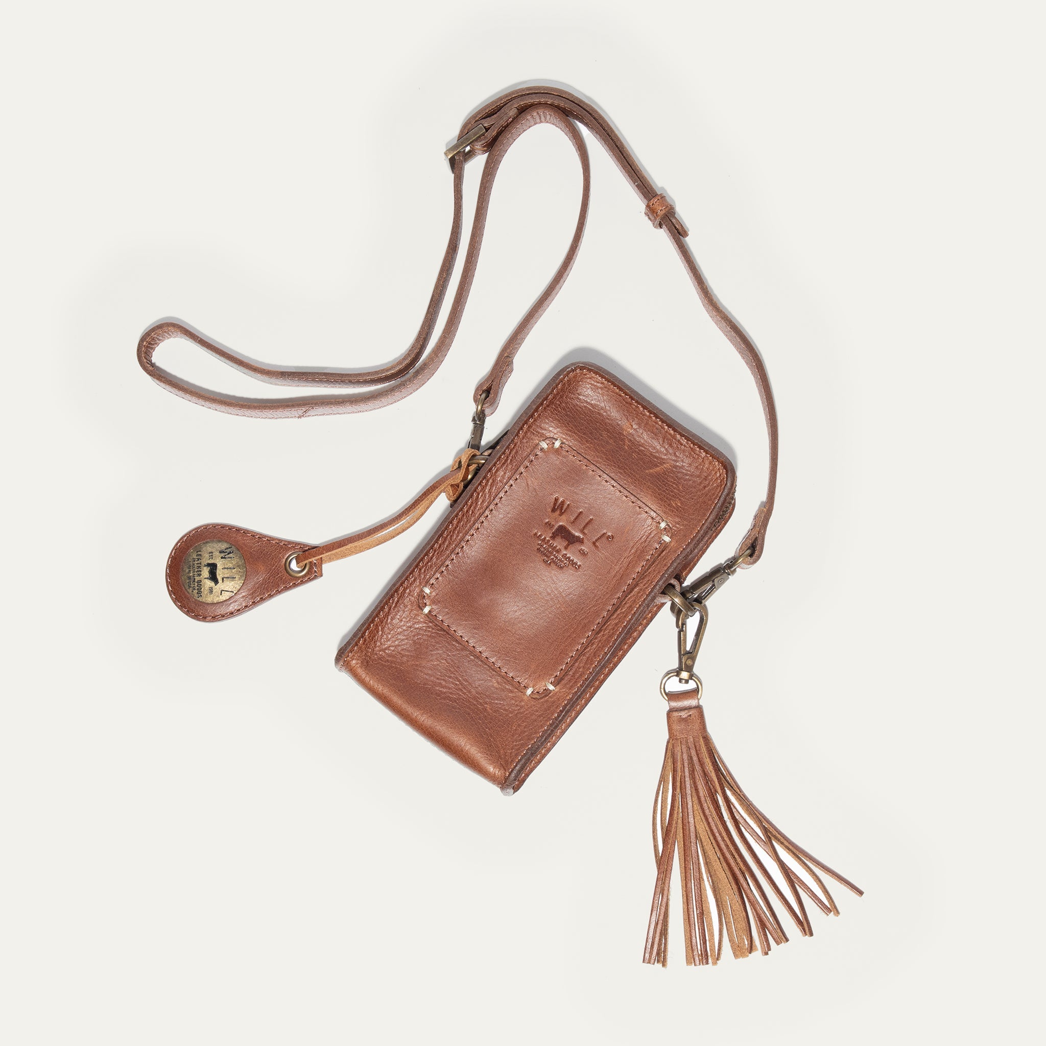 Signature Zip Phone Crossbody