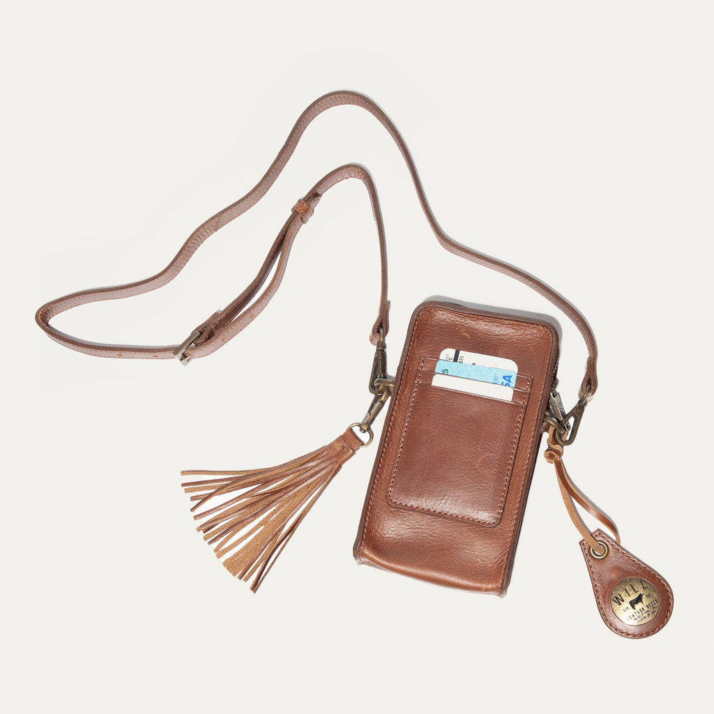 Signature Zip Phone Crossbody