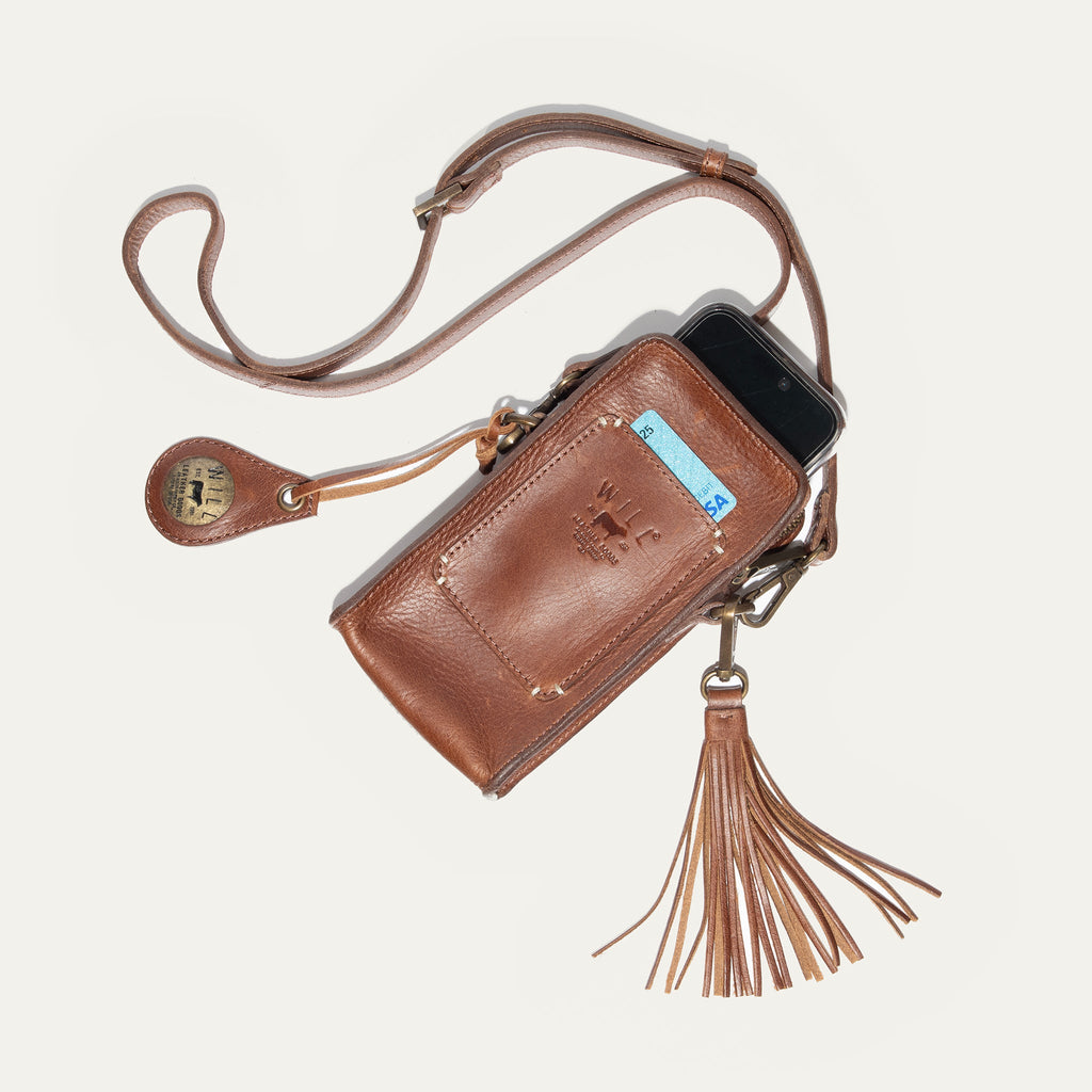 Signature Zip Phone Crossbody