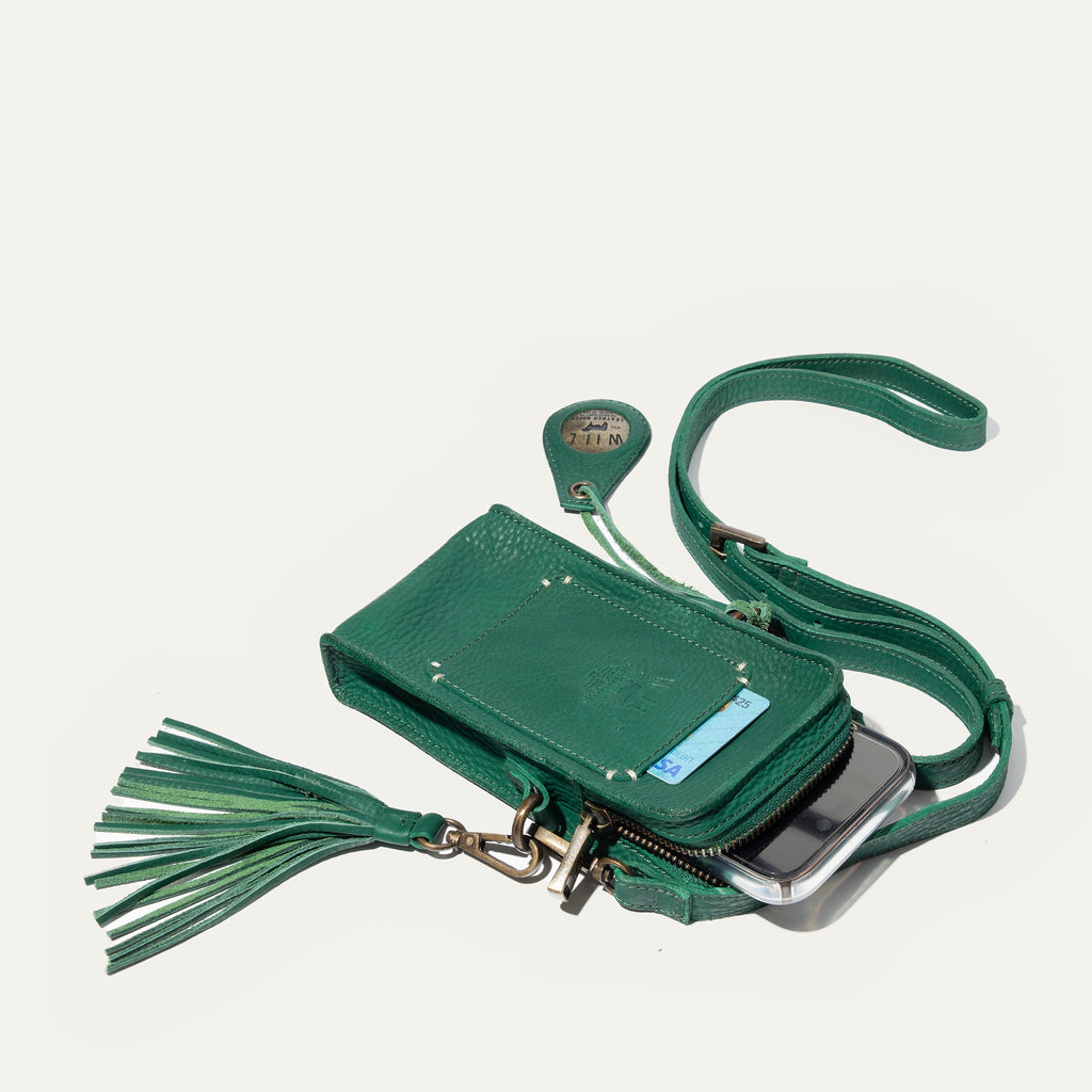 Signature Zip Phone Crossbody