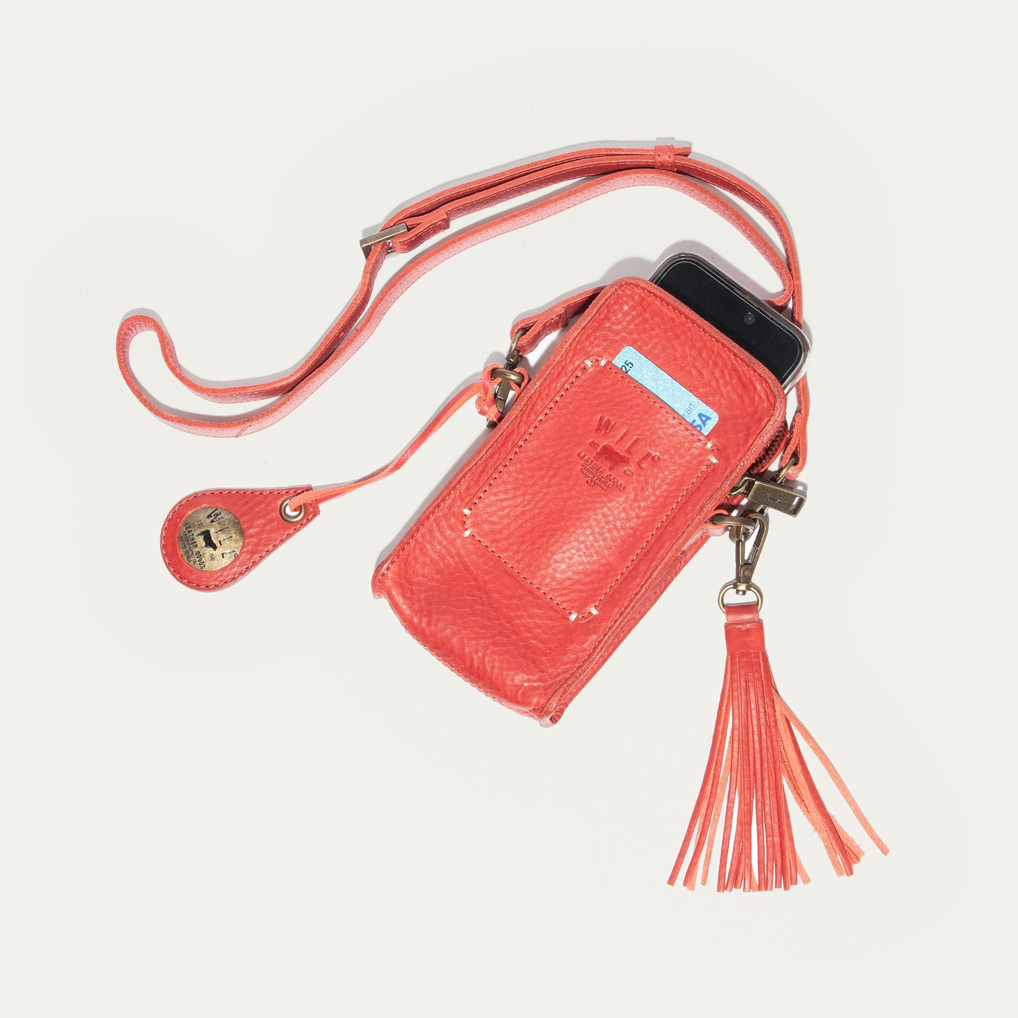 Signature Zip Phone Crossbody