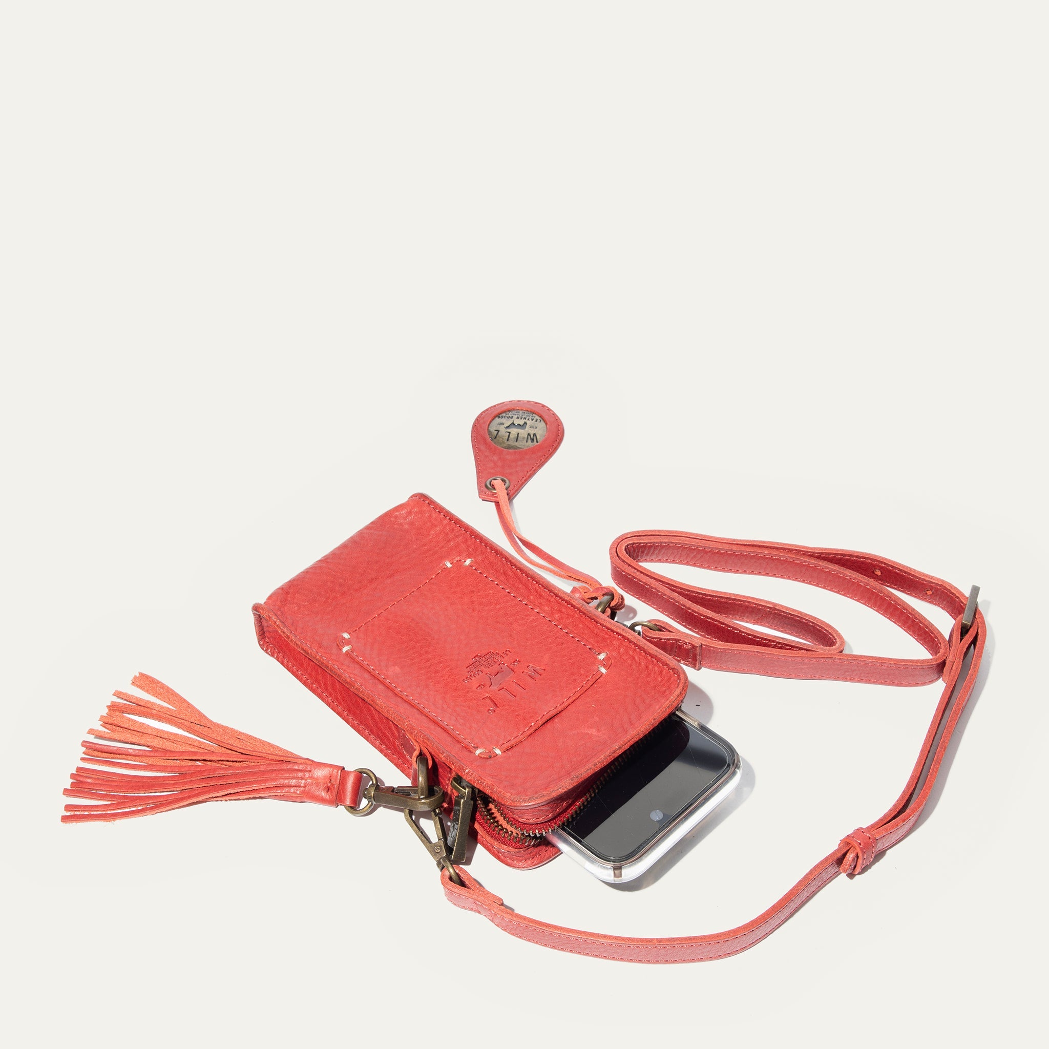 Signature Zip Phone Crossbody