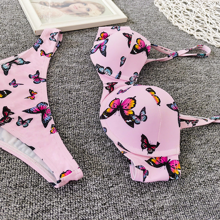2020 New High-Quality Butterfly Print Bikini for Women