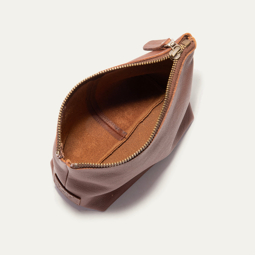Seneca Square Leather Pouch