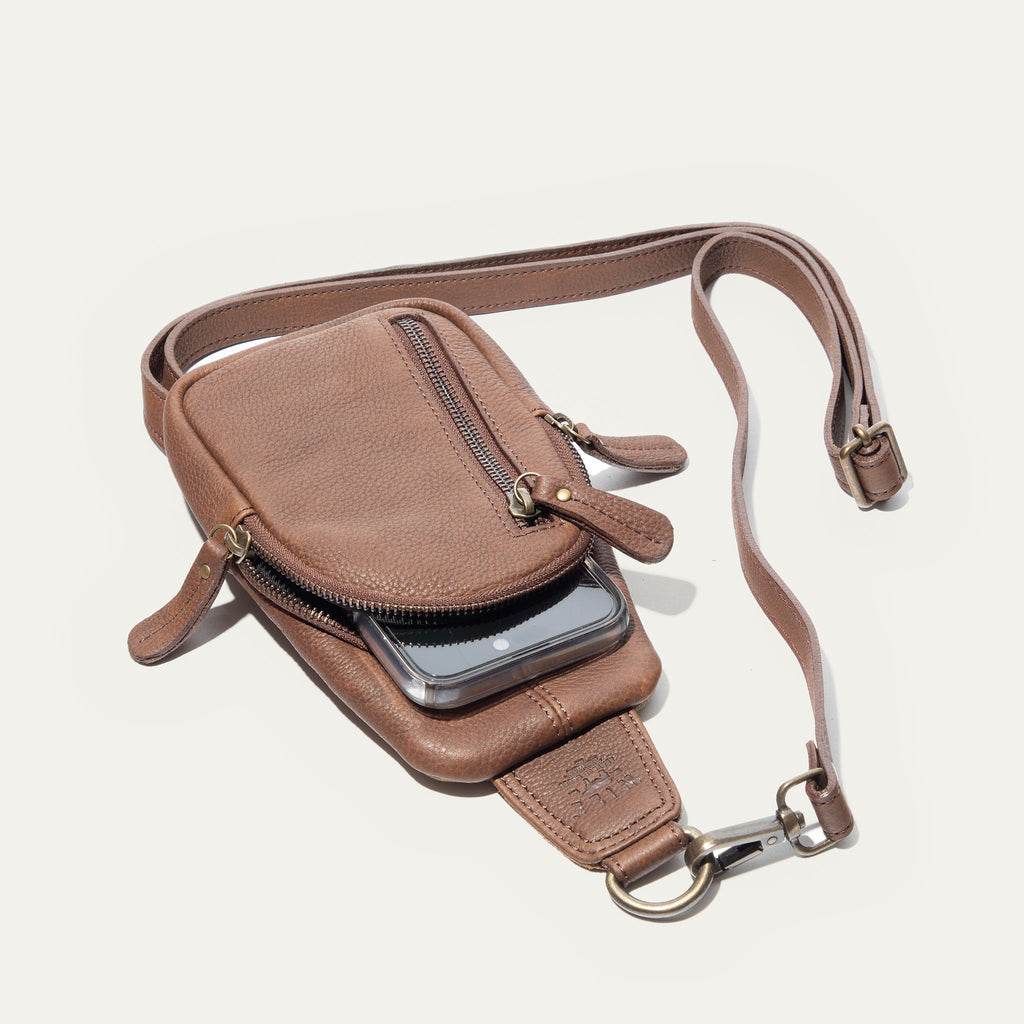 Leather Mini Sling Bag