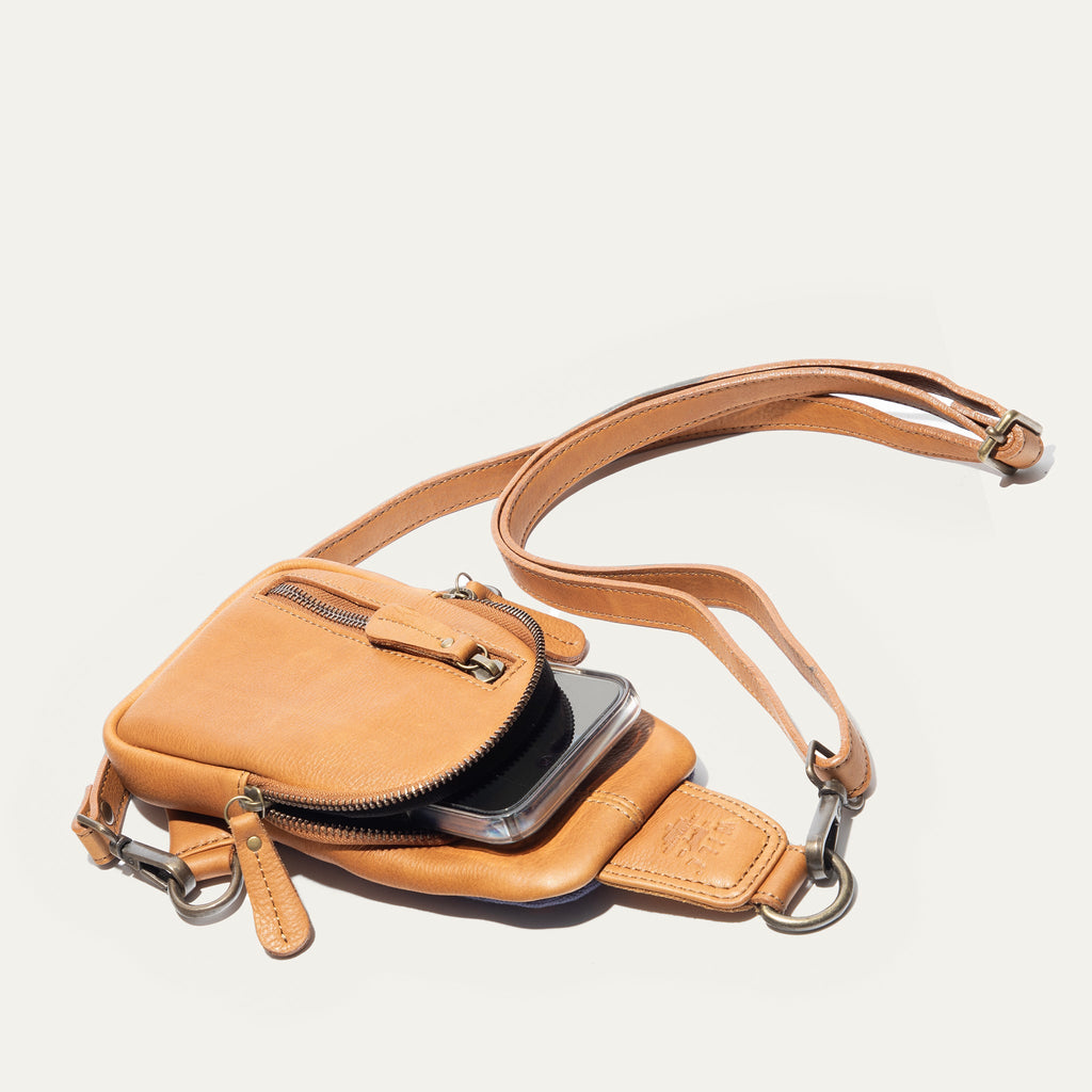 Leather Mini Sling Bag