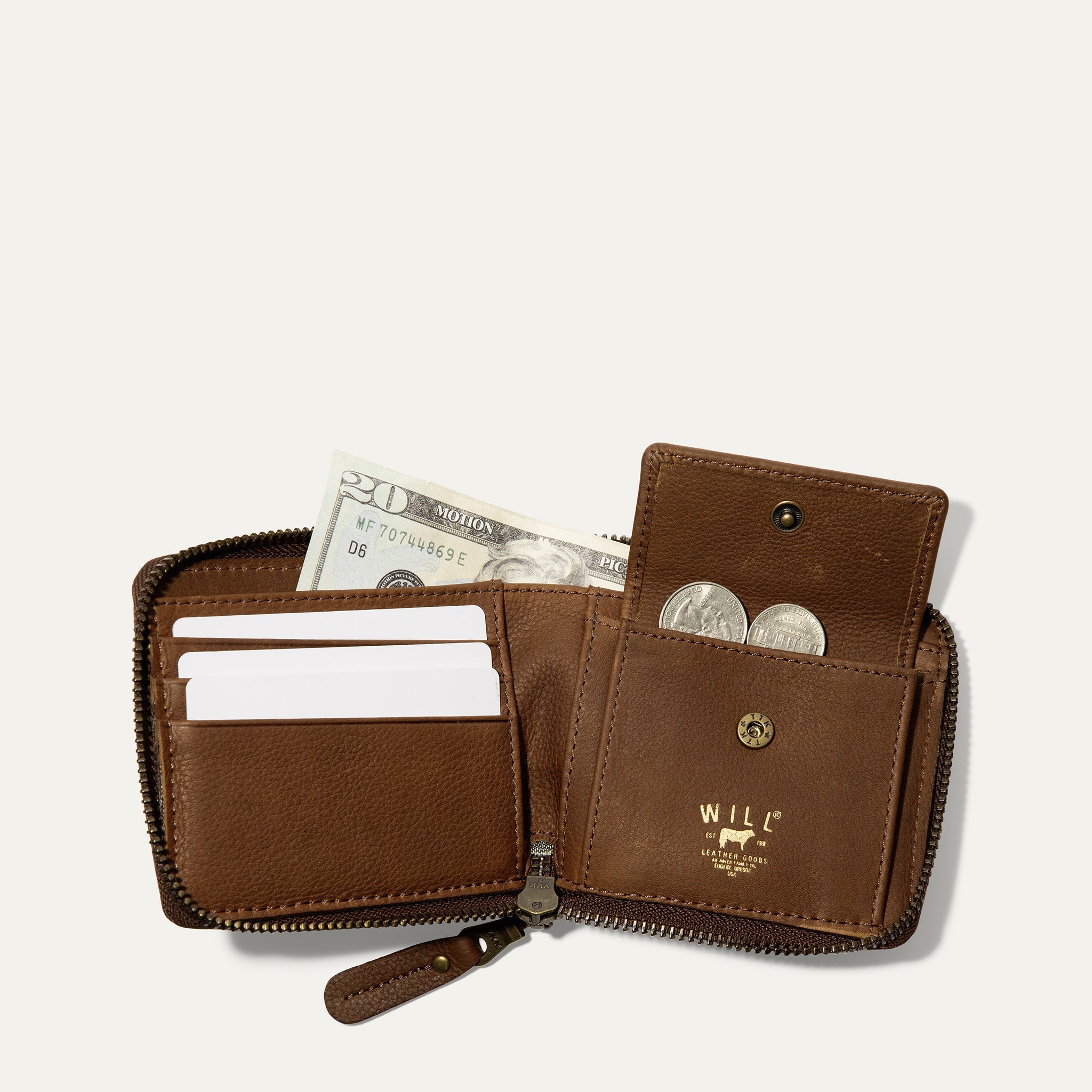 Zip Around French Wallet