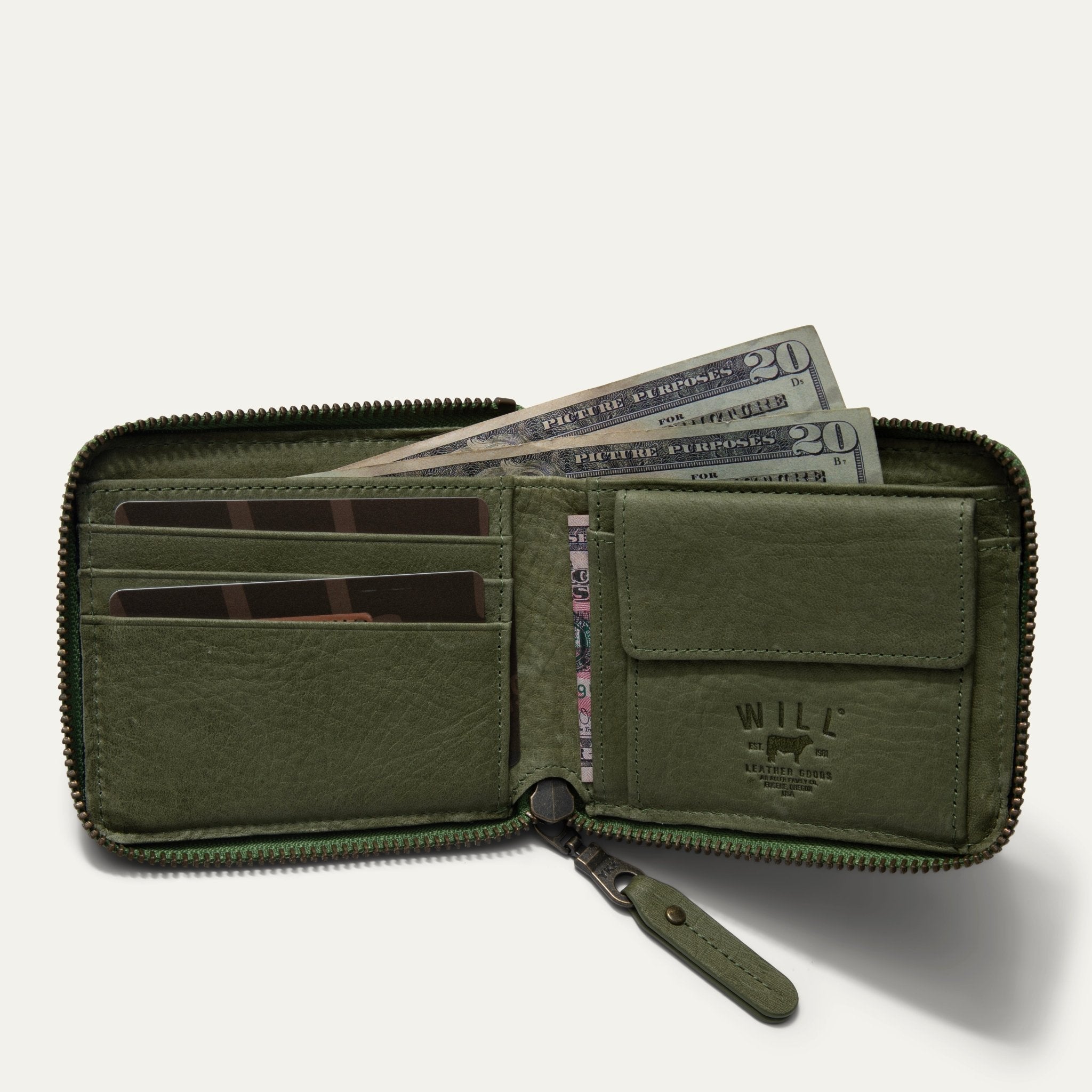 Zip Around French Wallet