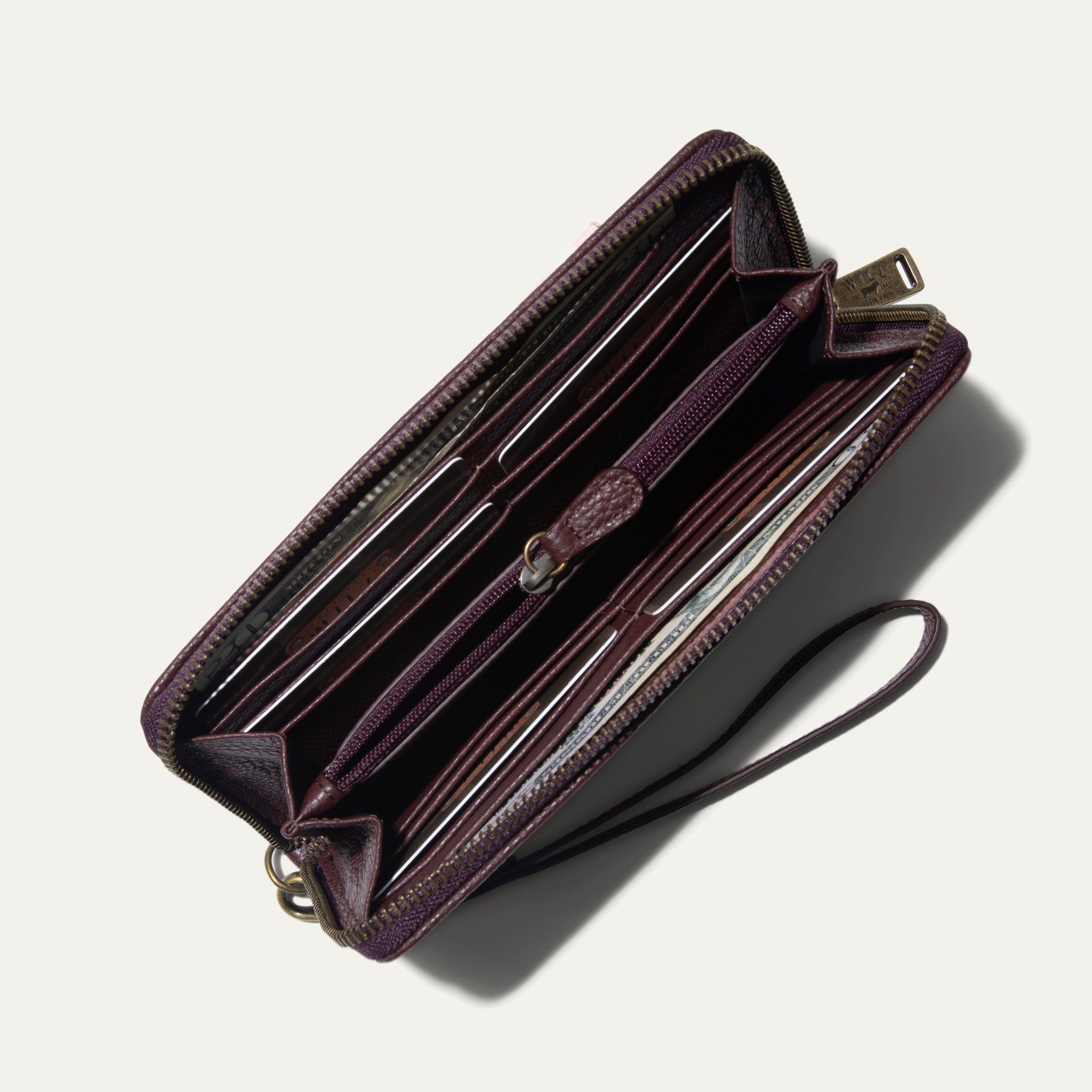Zip Around Clutch