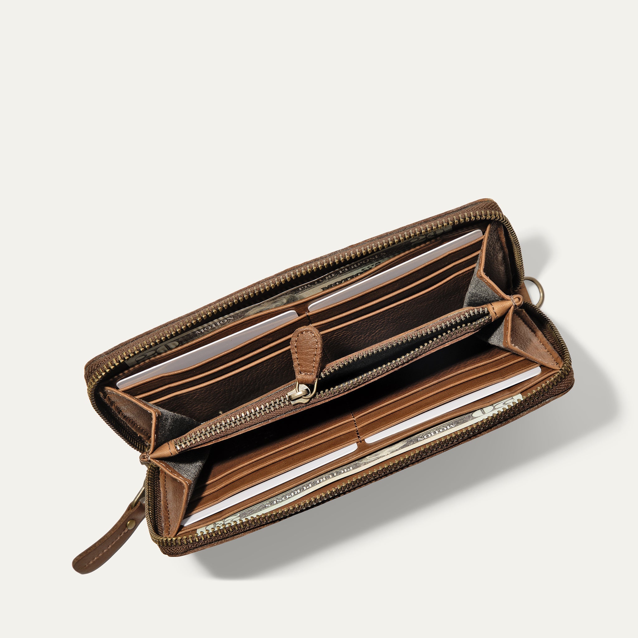 Zip Around Clutch