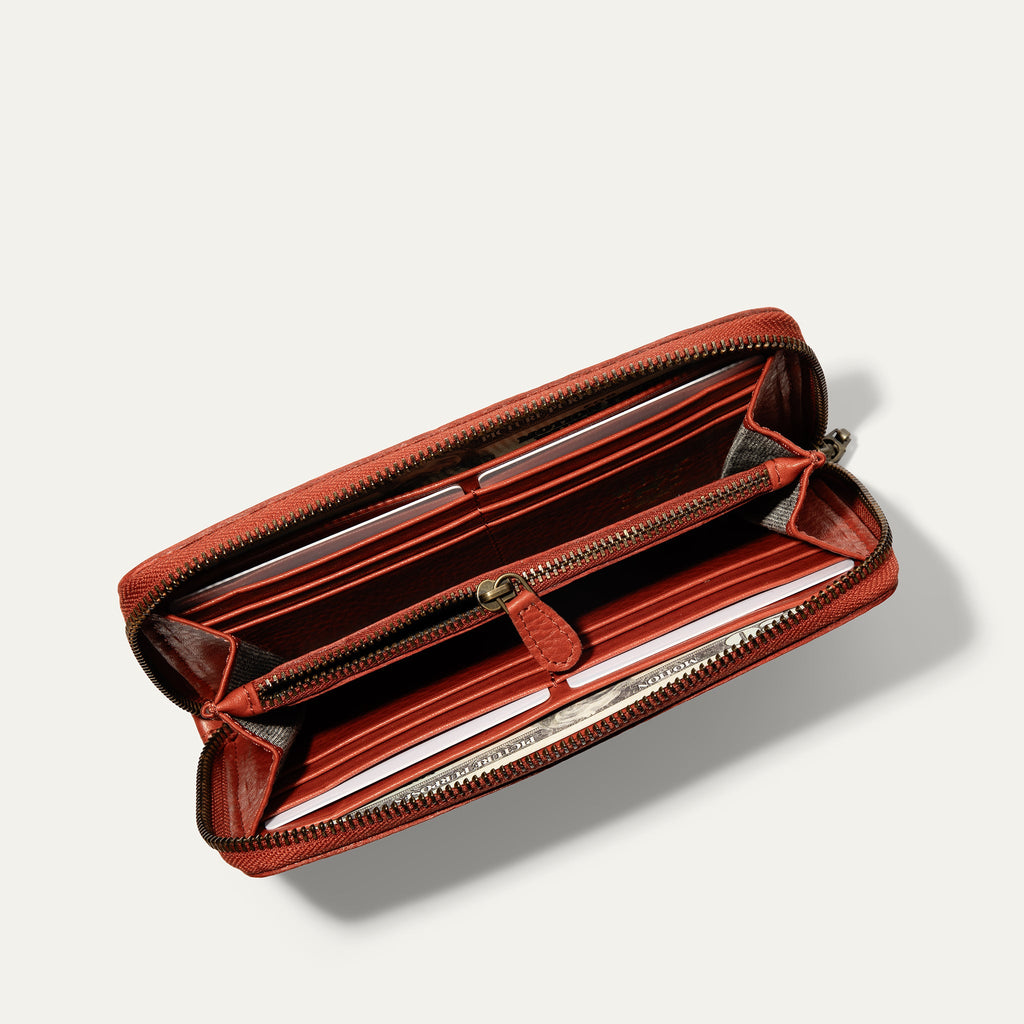 Zip Around Clutch
