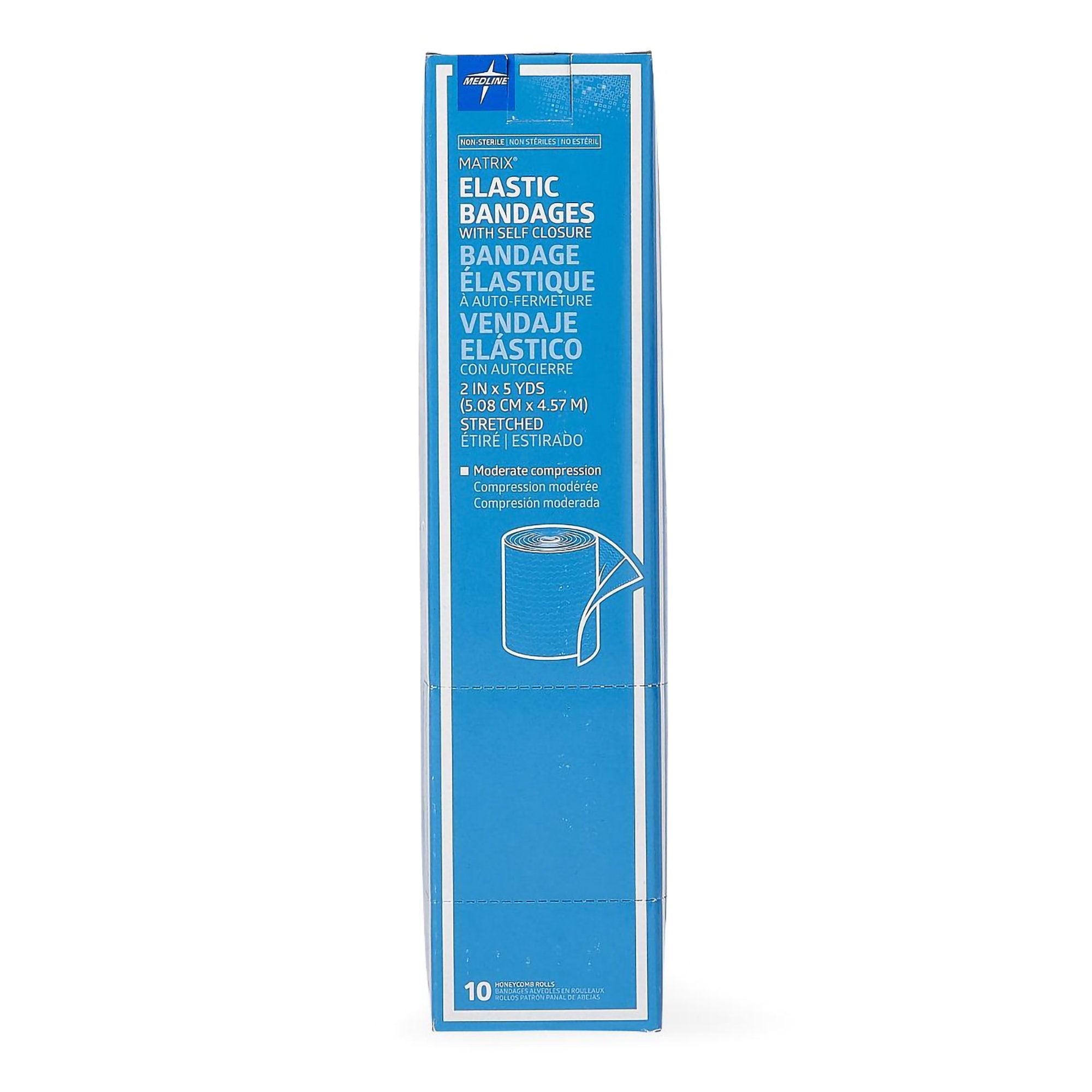 Matrix Double Hook and Loop Closure Elastic Bandage, 2 Inch x 5 Yard MDS087002LF
