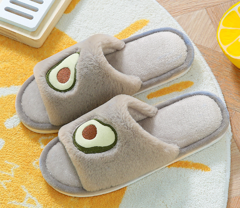 Cute Non-slip Plush Slippers for Warm Home Comfort
