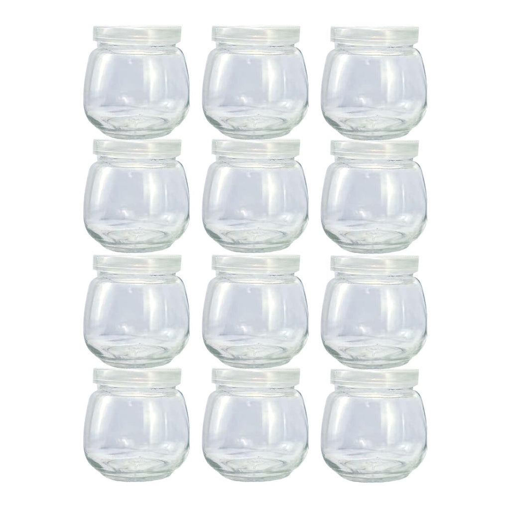 TOFOAN Baby Food Storage Containers12 Baby Food Containers with Lids4 oz Glass Baby Food JarsSmall Snack Containers for ToddlersThickened Baby Food Storage Containers for Infant & Baby Food (4 oz)