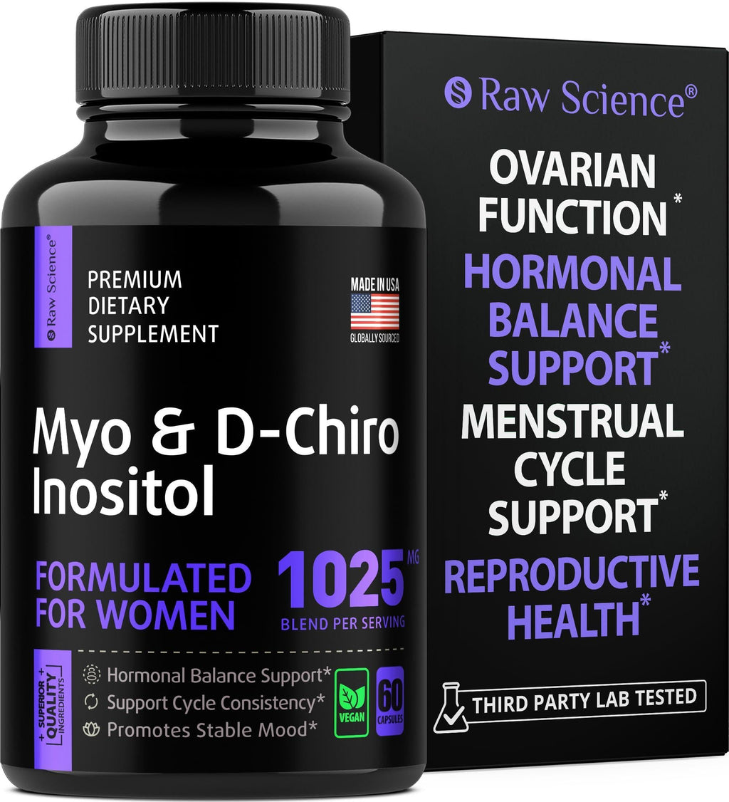 Myo Inositol D Chiro Inositol Fertility Supplements for Women 60 Capsules