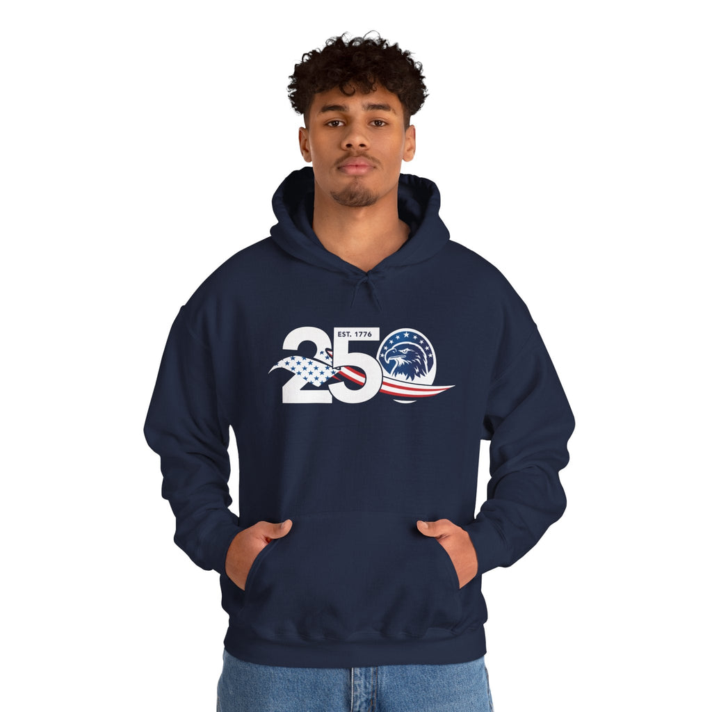 Flag in 250– Happy Birthday USA Patriotic Pullover