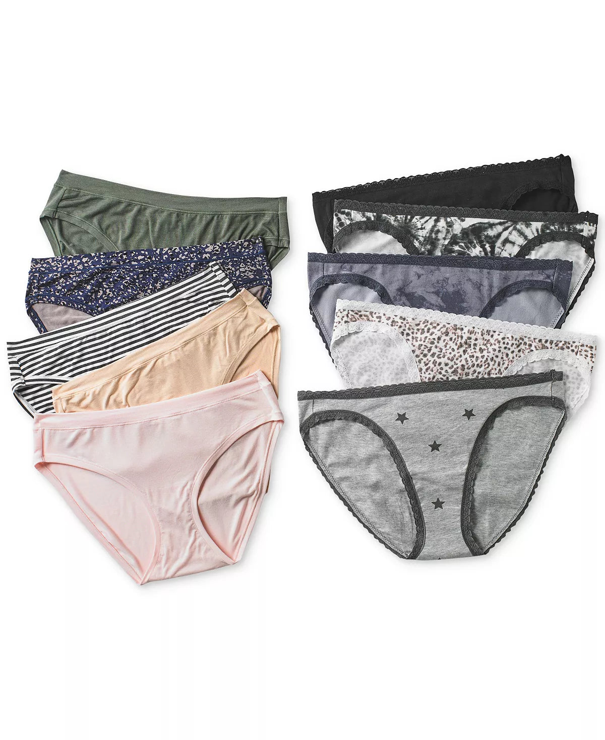 Jenni Womens Underwear 5-Pack in Assorted Colors