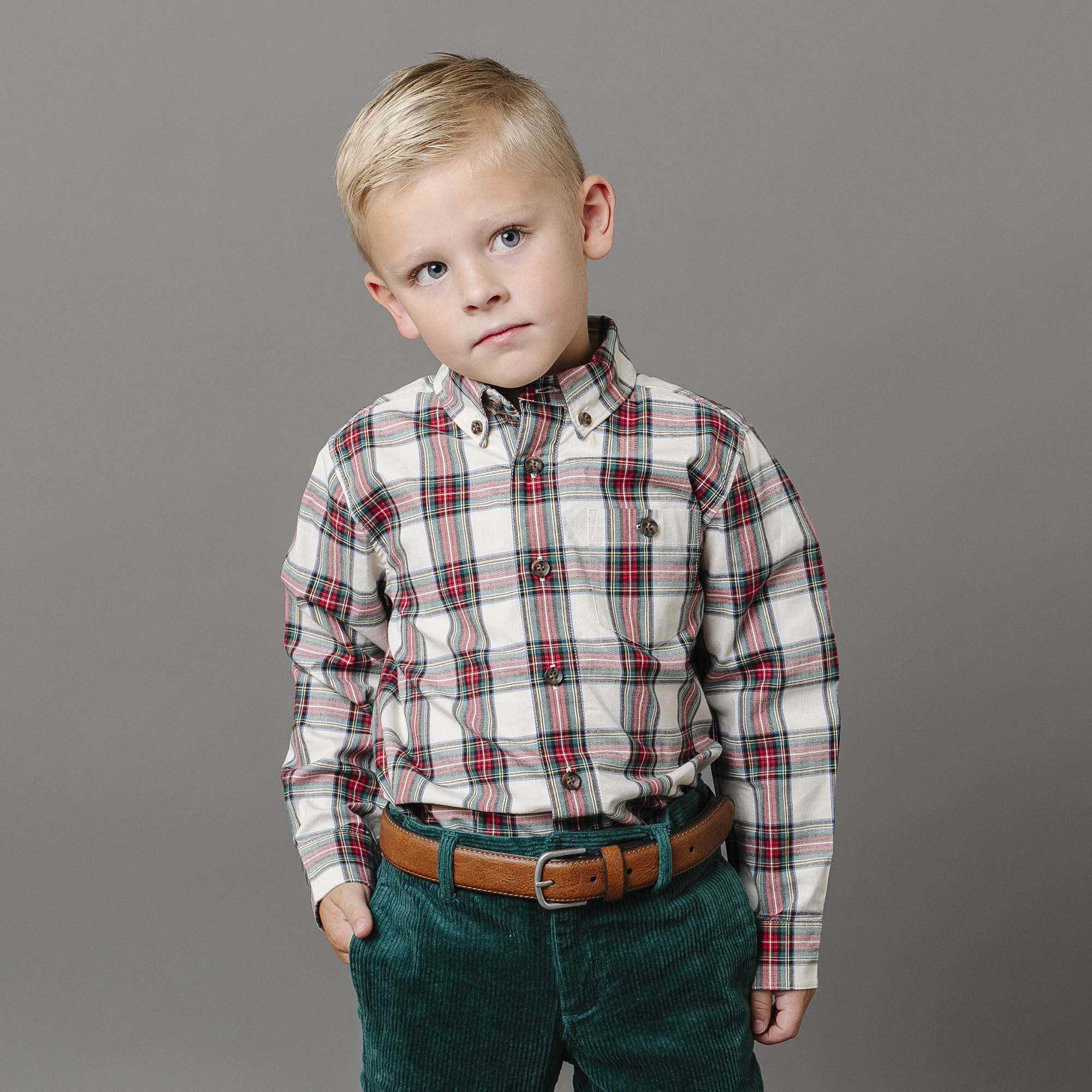 Stretch Poplin Button Down Shirt