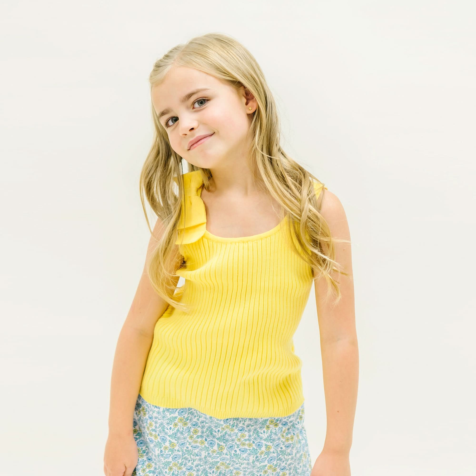 Organic Bow Sweater Tank