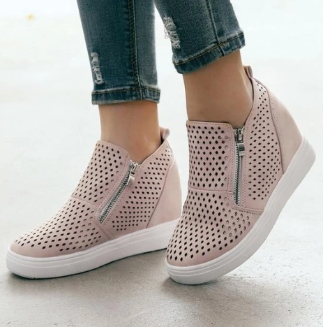 2019 Fall New Casual Hollow Round Toe Women's Shoes